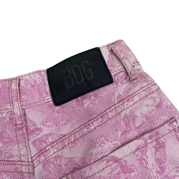 HOST PICK! BDG Denim Pink Patterned Cowboy Jeans - Picture 6 of 7